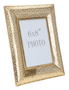 Rama foto decorativa din metal, Glam Holes Auriu, 25 x 31 cm