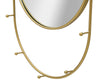Oglinda decorativa din metal, Abiti Auriu, l40xH79,5 cm (1)