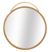 Oglinda decorativa din metal, Panama Round Maro, l80xH88 cm