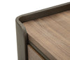 Masa de cafea din lemn si metal, cu 1 sertar, Toronto Gri / Maro, L60xl60xH41 cm (4)