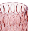 Suport lumanare din sticla, Vigo Roz, Ø9xH9,5 cm (1)
