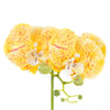 Floare artificiala in ghiveci, Orchi Galben / Verde, H60 cm (1)