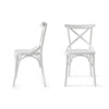 Set 2 scaune din lemn, Albero 19 Alb, l42xA45xH89 cm