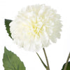 Fir floare artificiala, Piwoni Crem / Verde, H62 cm (1)