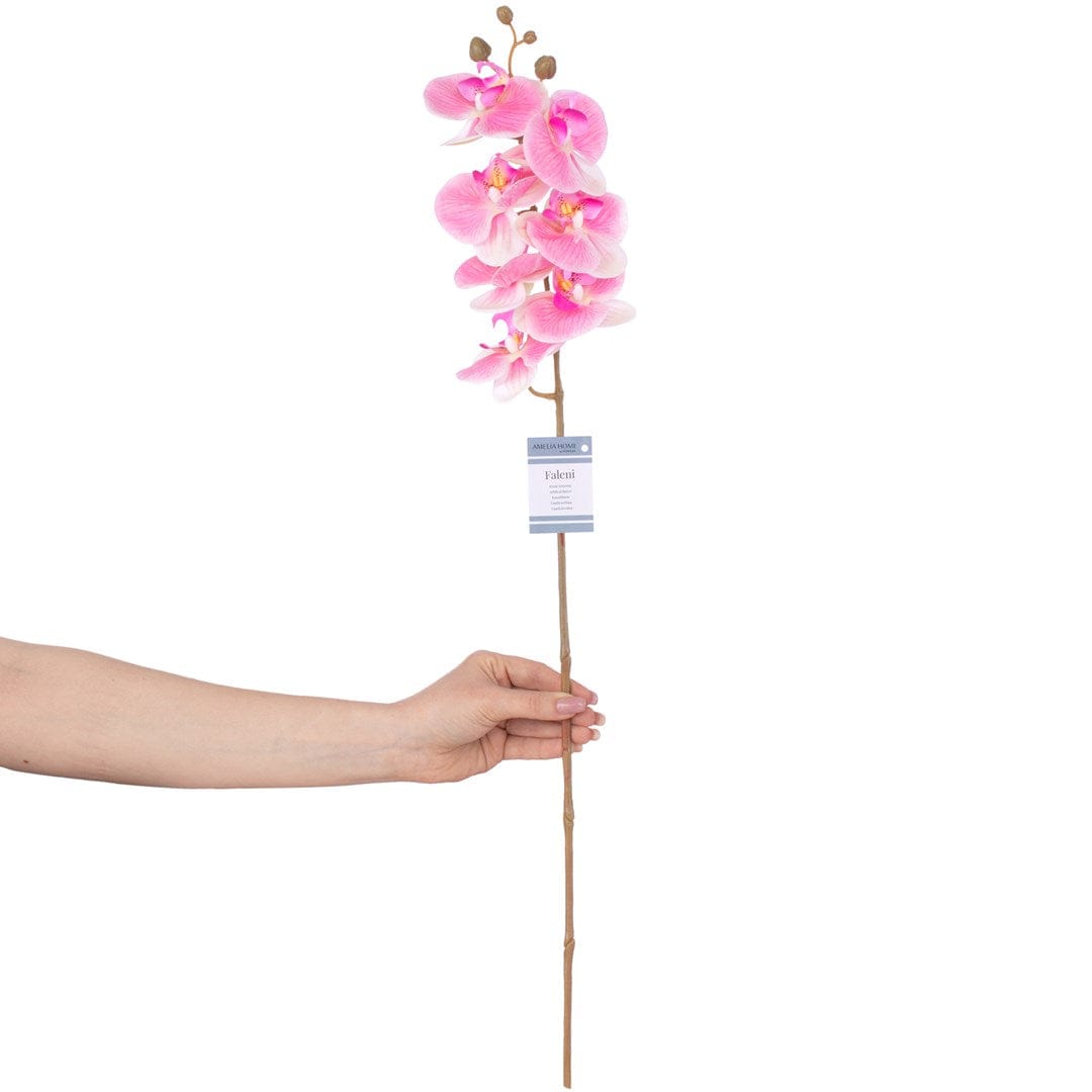 Fir floare artificiala, Faleni Roz, H76 cm