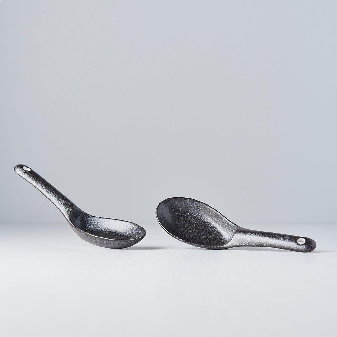 Lingura din ceramica, Matt Negru, 15 cm (3)