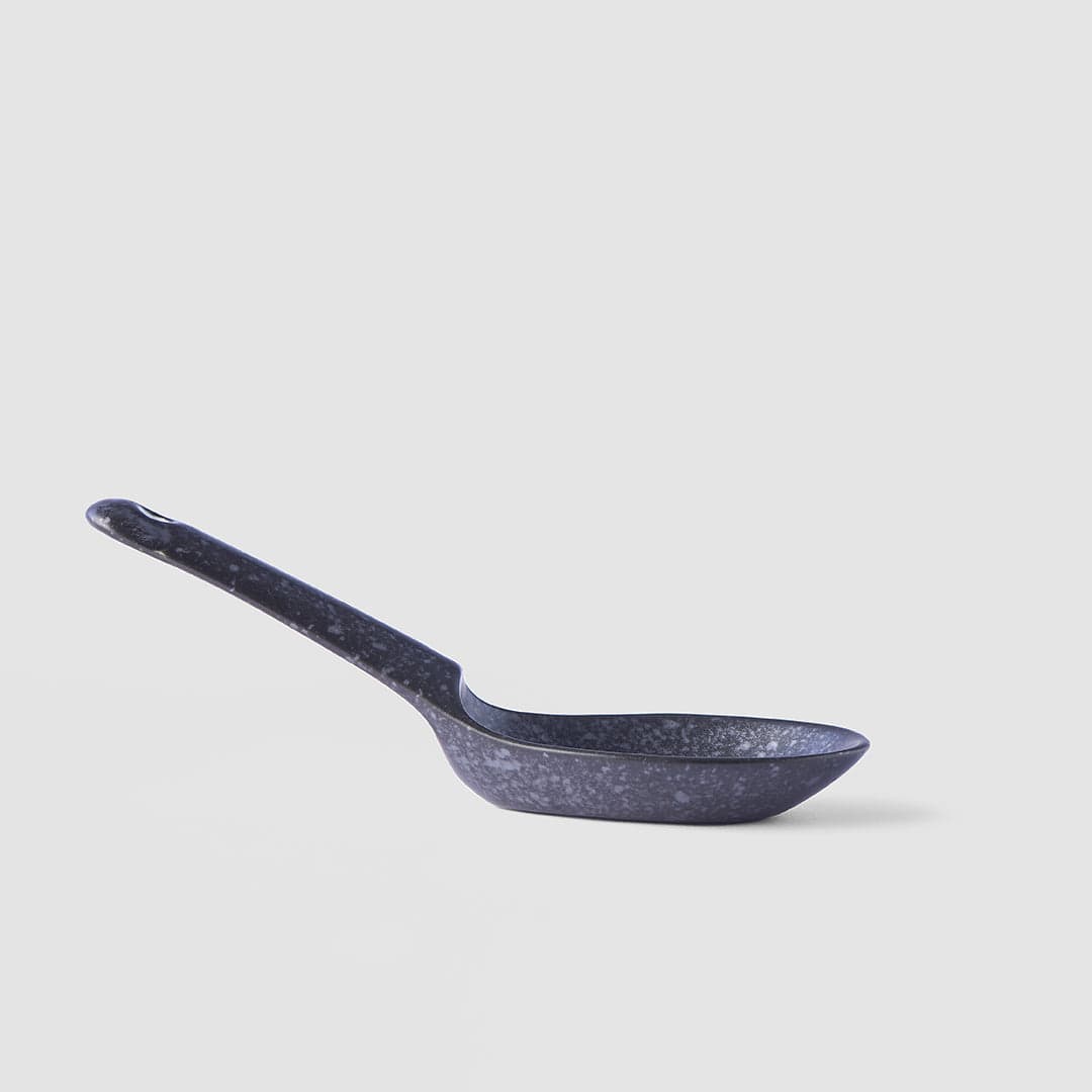 Lingura din ceramica, Matt Negru, 15 cm (2)