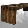 Banca din lemn, Delem Small Nuc, l90xA33xH39 cm (1)
