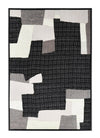 Tablou W-Frame Fabric F90 Alb / Negru, 82,6 x 122,6 cm