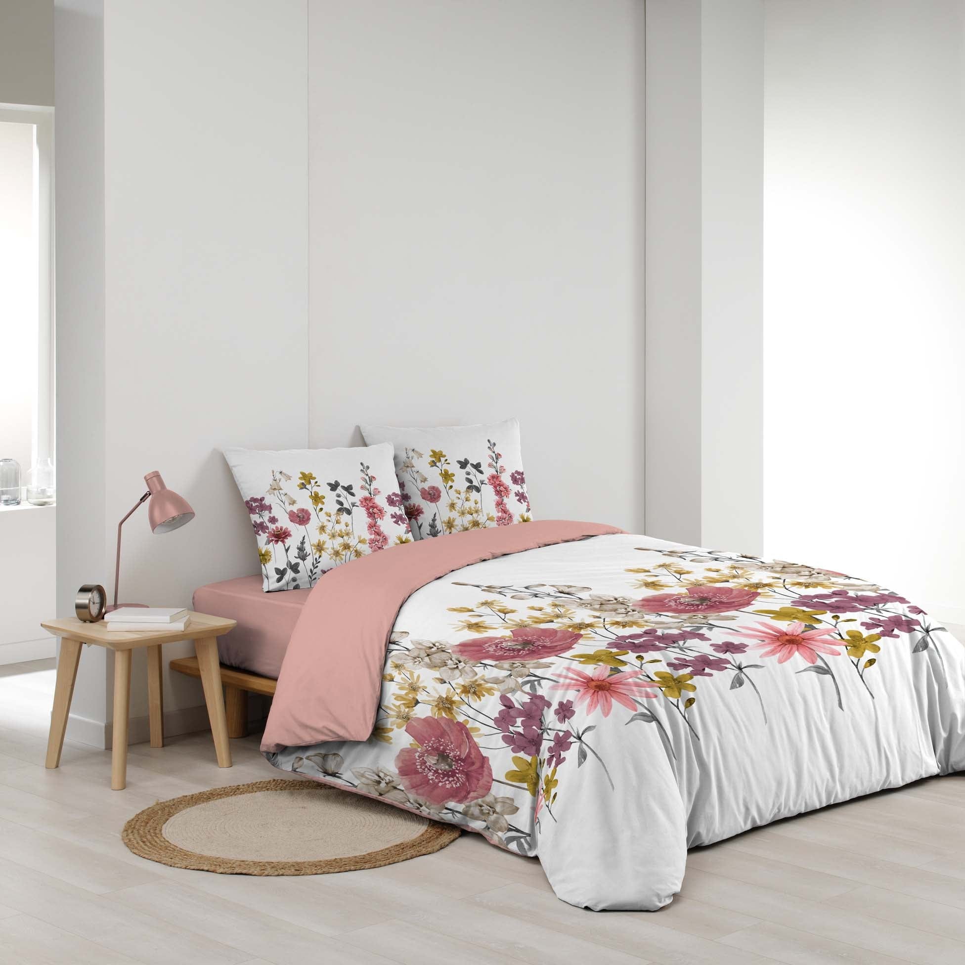 Lenjerie de pat din bumbac, Rosine Multicolor, 260 x 240 cm (1)