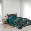Lenjerie de pat din bumbac, Meryl Multicolor, 240 x 220 cm (1)