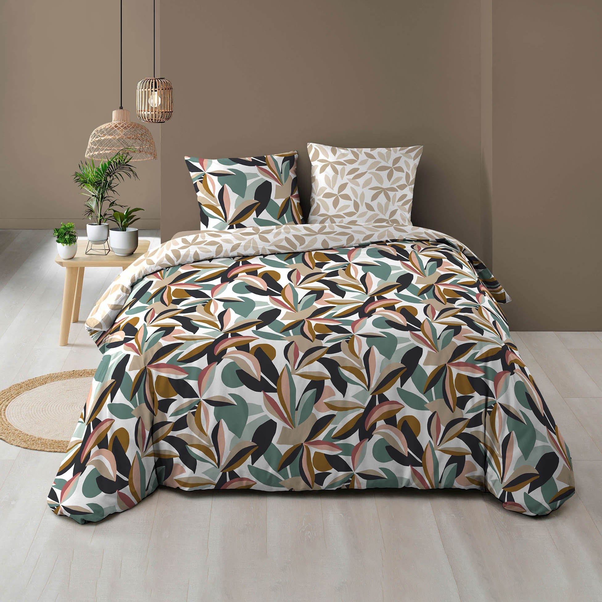 Lenjerie de pat din bumbac, Lavinia Multicolor, 260 x 240 cm