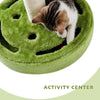 Ansamblu de joaca ajustabil pentru pisici, Cozy Verde / Bej deschis / Galben, Ø40,5xH52 cm (5)