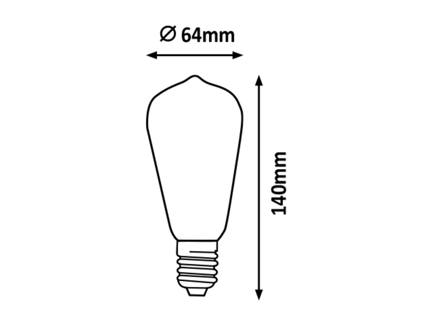 Bec Filament LED 1358 Amber (1)