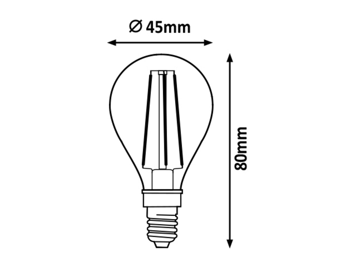 Bec Filament LED 1400 Clear (1)
