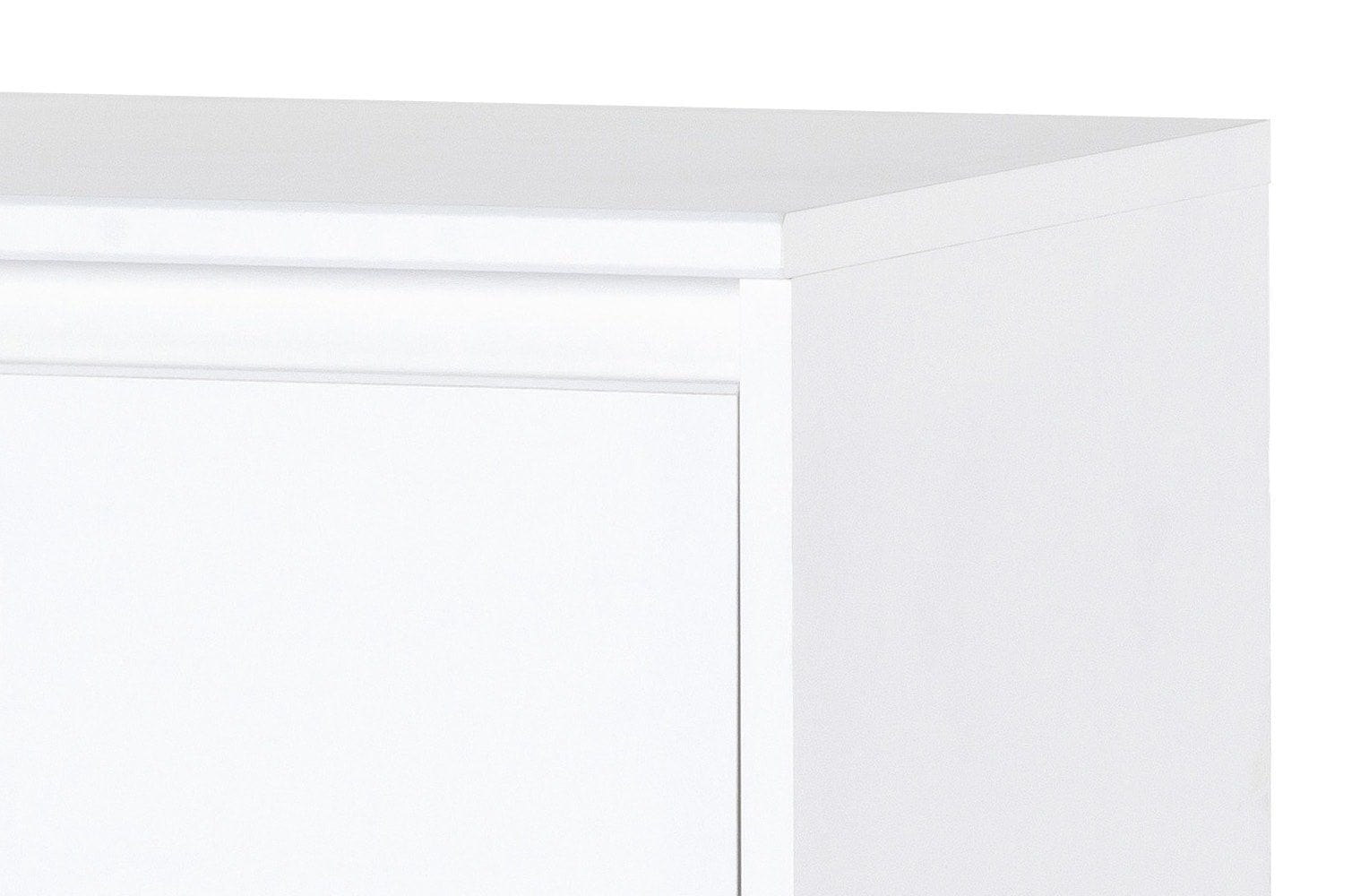 Cabinet din pal cu 4 sertare Venetia 07 Alb / Stejar Sonoma, l80xA38xH104 cm (3)