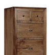 Cabinet din lemn cu 4 sertare, Sindor Natur, l55xA40xH125 cm (1)