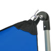 Hamac cu suport pliabil din metal, Oxford 600D Albastru, L241xl76xH70 cm (8)