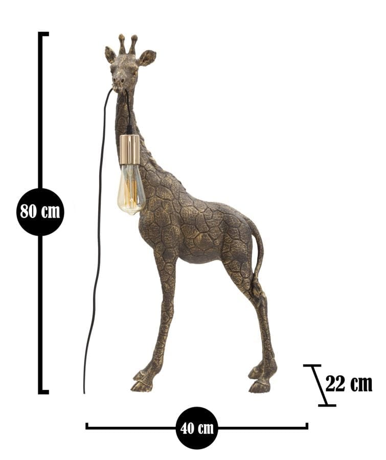 Lampa de birou Giraffe Auriu Antichizat (6)