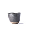 Pahar din ceramica, Lopsided Negru, 180 ml