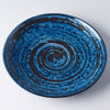 Platou pentru servire, din ceramica, Swirl Albastru, Ø25,5xH3,5 cm (1)