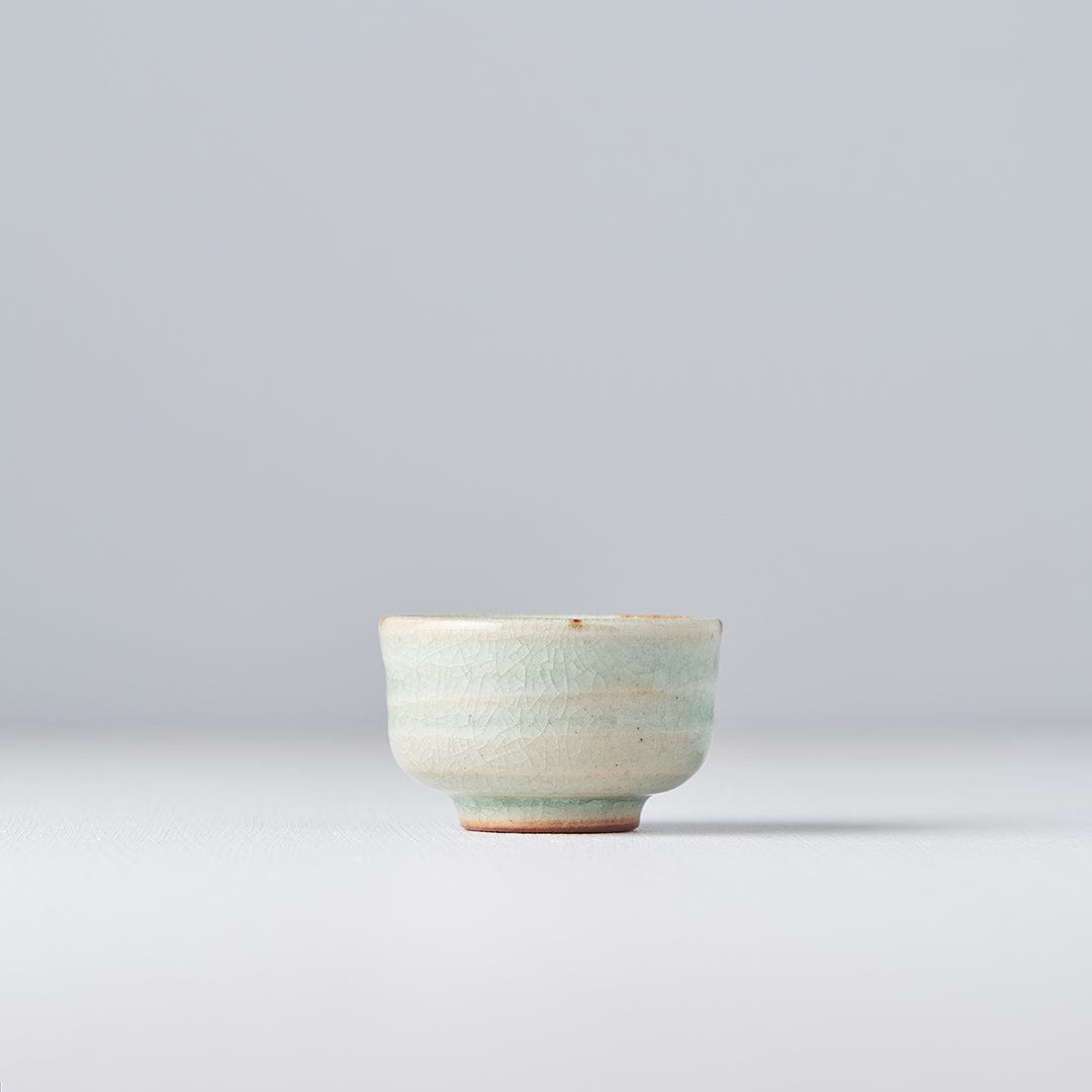 Pahar pentru sake, din ceramica, Celadon Verde, 35 ml (2)
