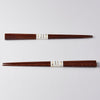 Set 2 betisoare japoneze, din lemn, Chopsticks Maro, 22,5 cm (1)