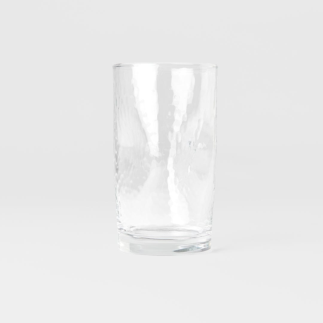 Pahar pentru apa din sticla, Dimpled Transparent, 320 ml (2)