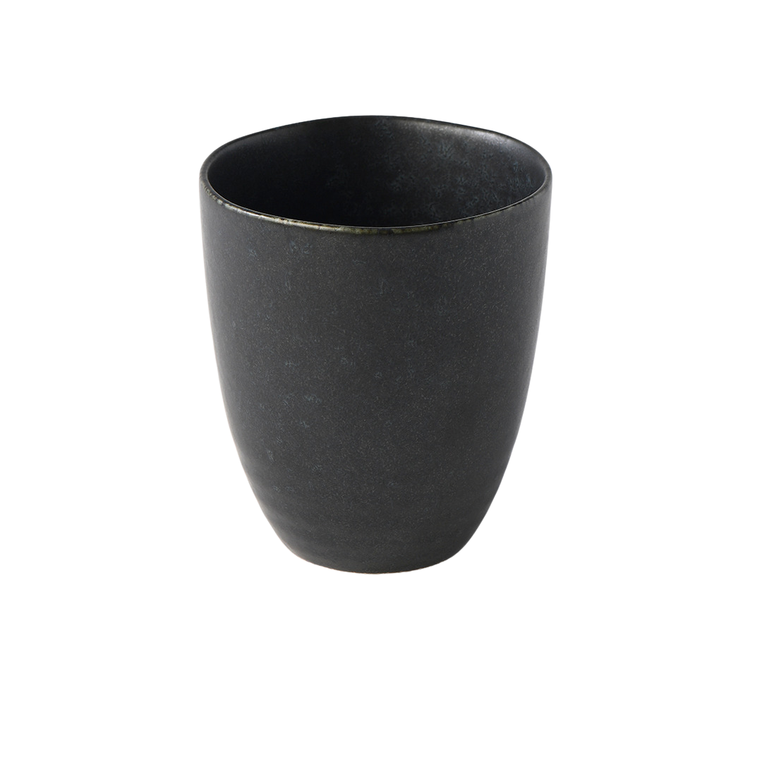 Pahar din ceramica, Fade Negru, 200 ml