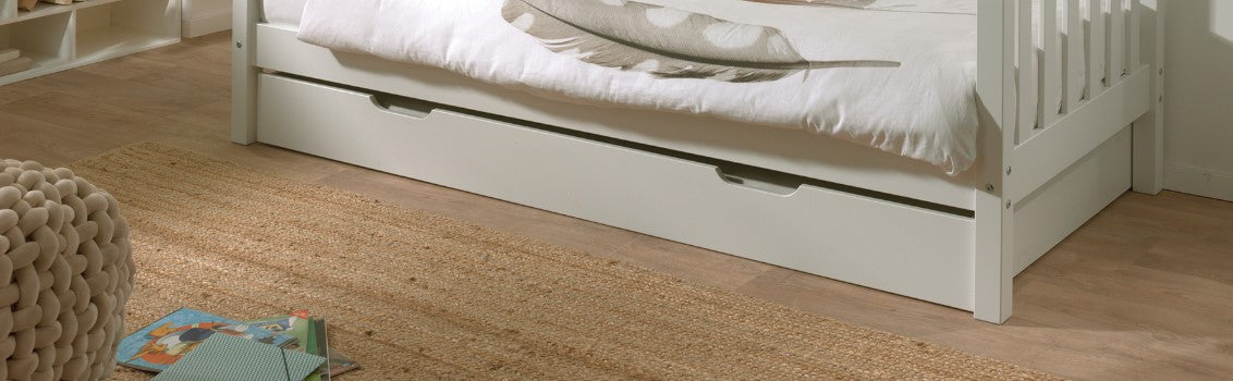 Sertar pat din lemn de pin, Fritz Alb, l198,5xA94xH17,4 cm (1)