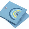 Cos depozitare pliabil, pentru copii, Rainbow Albastru, L28xl28xH28 cm (1)