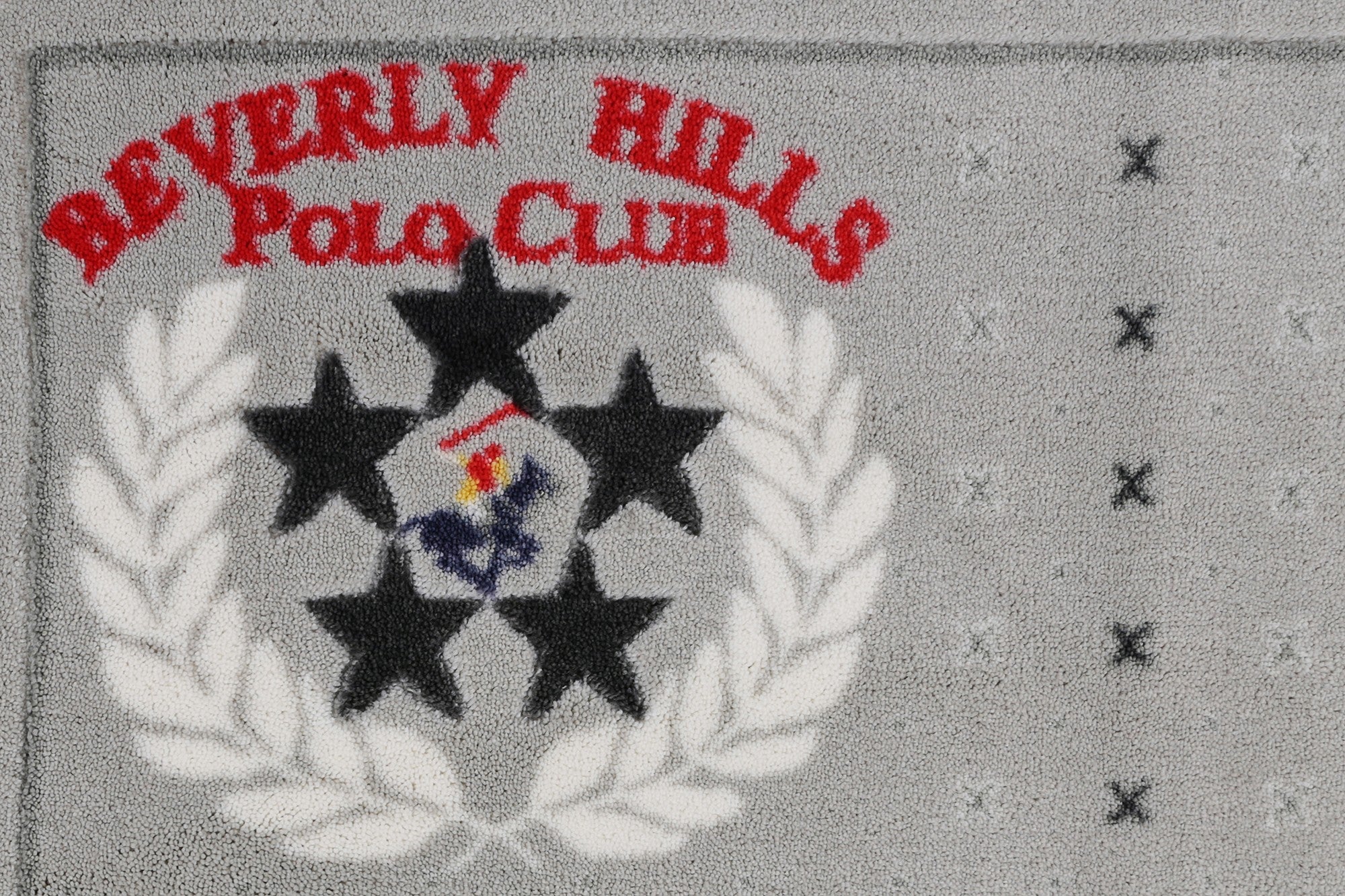 Covoras pentru baie Beverly Hills Polo Club 317 Gri, 67 x 120 cm (1)