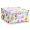 Cutie decorativa pentru depozitare, din carton, Kids 2H Multicolor, L40xl33xH17 cm