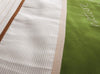 Set cuvertura pat copii si 1 perna decorativa Freedom White / Green (2)
