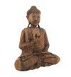 Decoratiune din lemn de suar Buddha Natural, L40xl20xH50 cm (1)