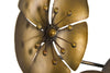 Decoratiune metalica de perete Flower A Auriu, l94xA6xH50 cm (5)
