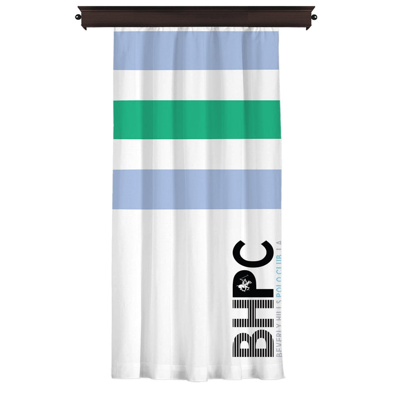 Draperie Beverly Hills Polo Club Crt 07-6 Bleu / Verde / Alb, 140 x 260 cm (1)