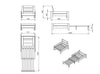 Pat etajat din lemn de pin si MDF cu birou si fotoliu extensibil, pentru copii Pino Mezzanine Alb, 200 x 90 cm (7)