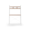 Masa de birou cu etajera, din pal si metal Narcis B2 Stejar Sonoma / Alb, L84xl46xH142 cm (1)