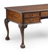 Masa de birou din lemn cu 5 sertare, Vintage Chippendale Nuc, L160xl80xH79 cm (2)