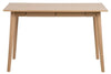 Masa de birou din lemn si furnir, cu 2 sertare, Marte Stejar Deschis, L120xl60xH75 cm (2)