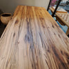 Masa din lemn de stejar salbatic, cu picioare metalice, Artemis Rustic Irregular Stejar Bassano (5)