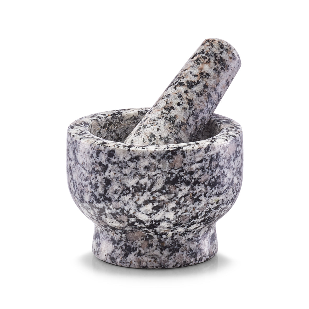 Mojar cu pistil din granit, Grey Ø 9xH6,5 cm