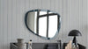 Oglinda decorativa Arora Koton Big Gri Bleu, l80,1xH65,6 cm
