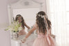Oglinda decorativa cu rama din pal, pentru copii si tineret, Romantic Alb, l90xH88 cm (5)
