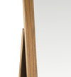 Oglinda decorativa din lemn si furnir, Star Nuc, l50xH160 cm (2)