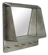 Oglinda decorativa din metal Bolt Gri inchis, l70xA19,5xH60 cm (1)