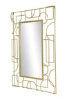 Oglinda decorativa din metal Marie Auriu, l80xH120 cm (1)