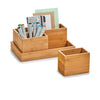 Set Organizator pentru accesorii de birou, Bamboo, 4 piese, l28xA17,7xH11 cm (2)