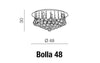 Plafoniera Bolla 48 Crom, AZ1287 (3)